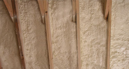 closed-cell spray foam for Montgomery applications